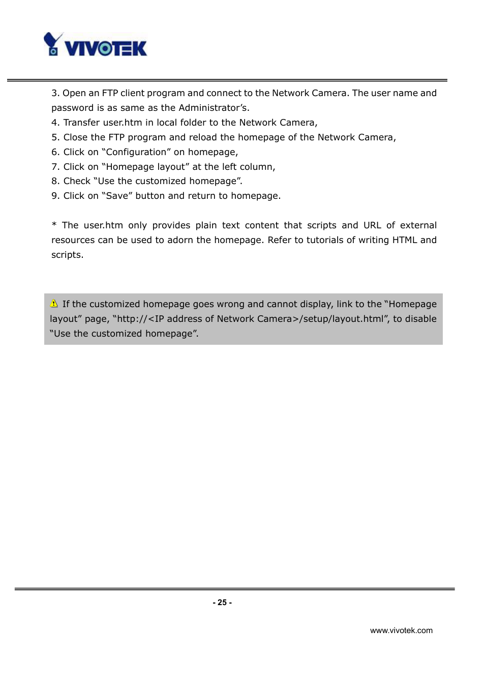 Vivotek IP3112/IP3122 User Manual | Page 26 / 65