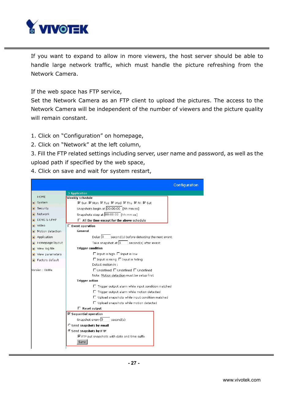 Vivotek IP3112/IP3122 User Manual | Page 28 / 65