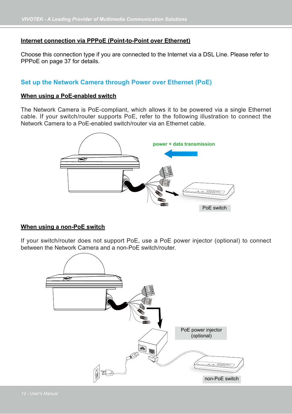 Vivotek FD7141(V) User Manual | Page 12 / 132
