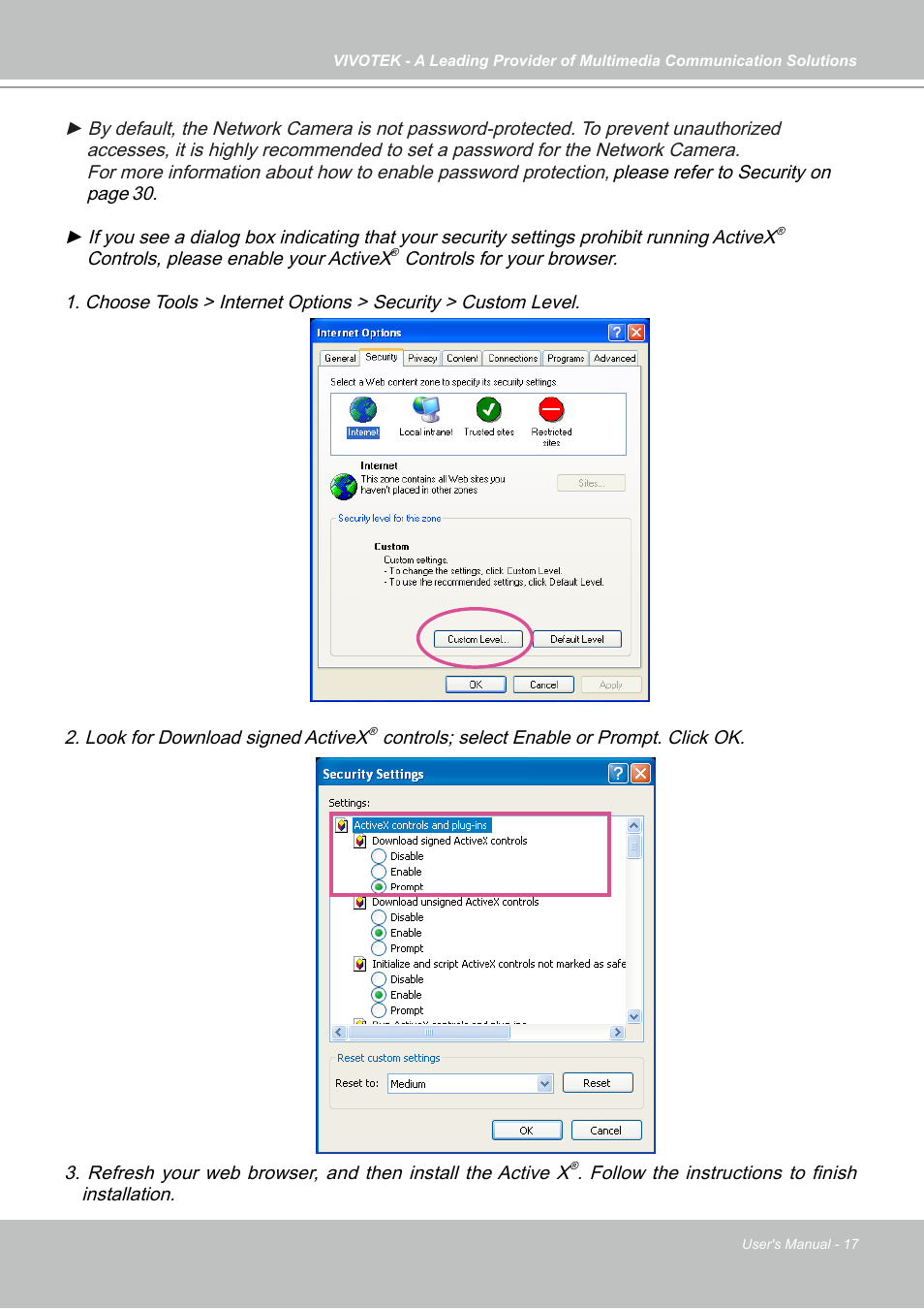 Vivotek FD7141(V) User Manual | Page 17 / 132