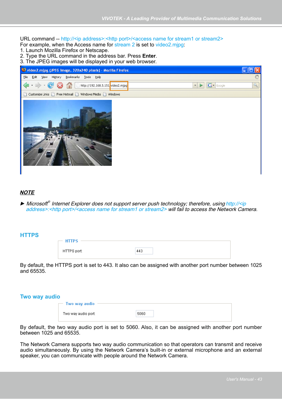 Vivotek FD7141(V) User Manual | Page 43 / 132