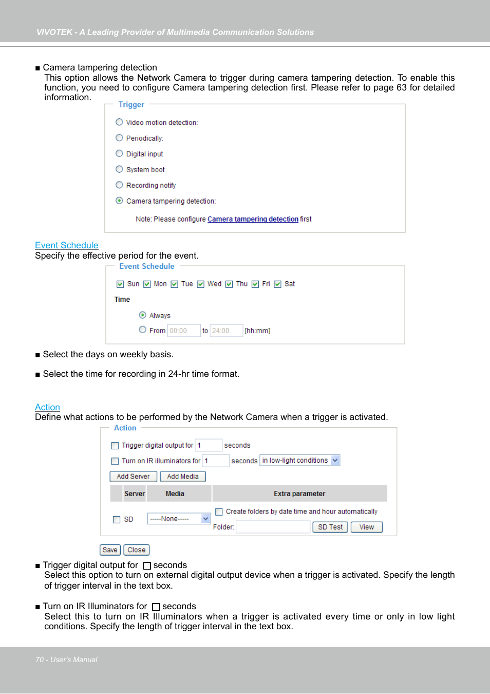 Vivotek FD7141(V) User Manual | Page 70 / 132