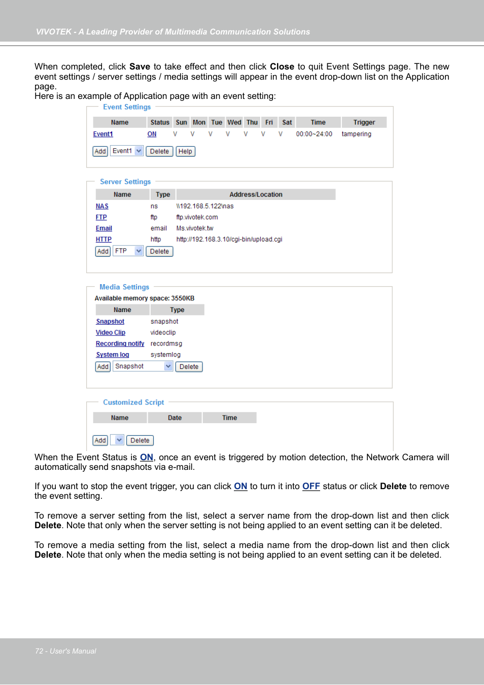 Vivotek FD7141(V) User Manual | Page 72 / 132