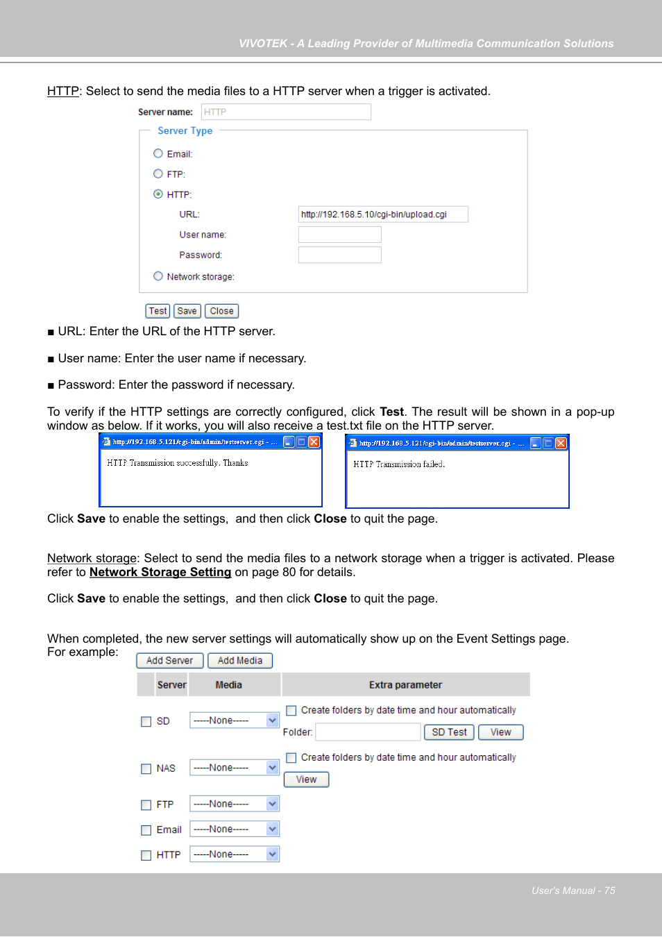 Vivotek FD7141(V) User Manual | Page 75 / 132