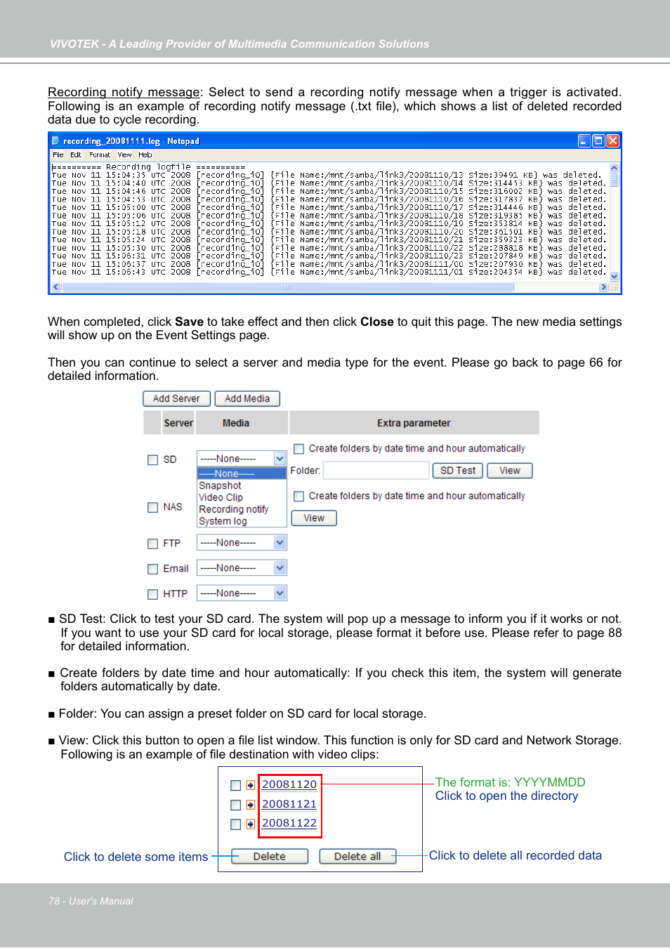 Vivotek FD7141(V) User Manual | Page 78 / 132