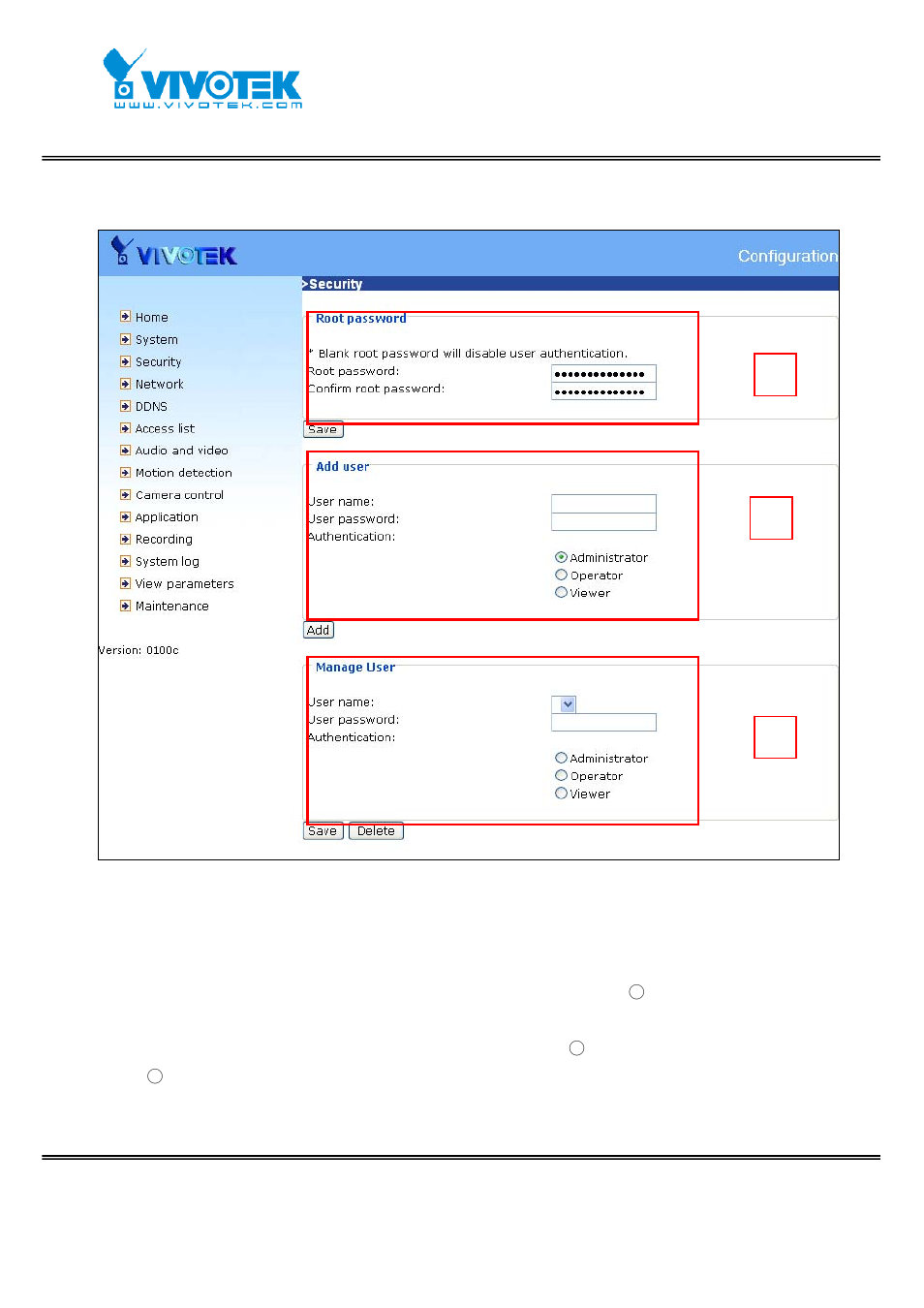 Opening accounts for new users | Vivotek IP7152 User Manual | Page 24 / 106