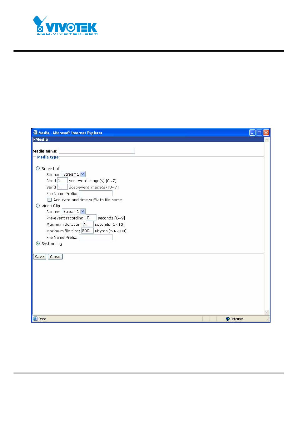 Recording | Vivotek IP7152 User Manual | Page 58 / 106