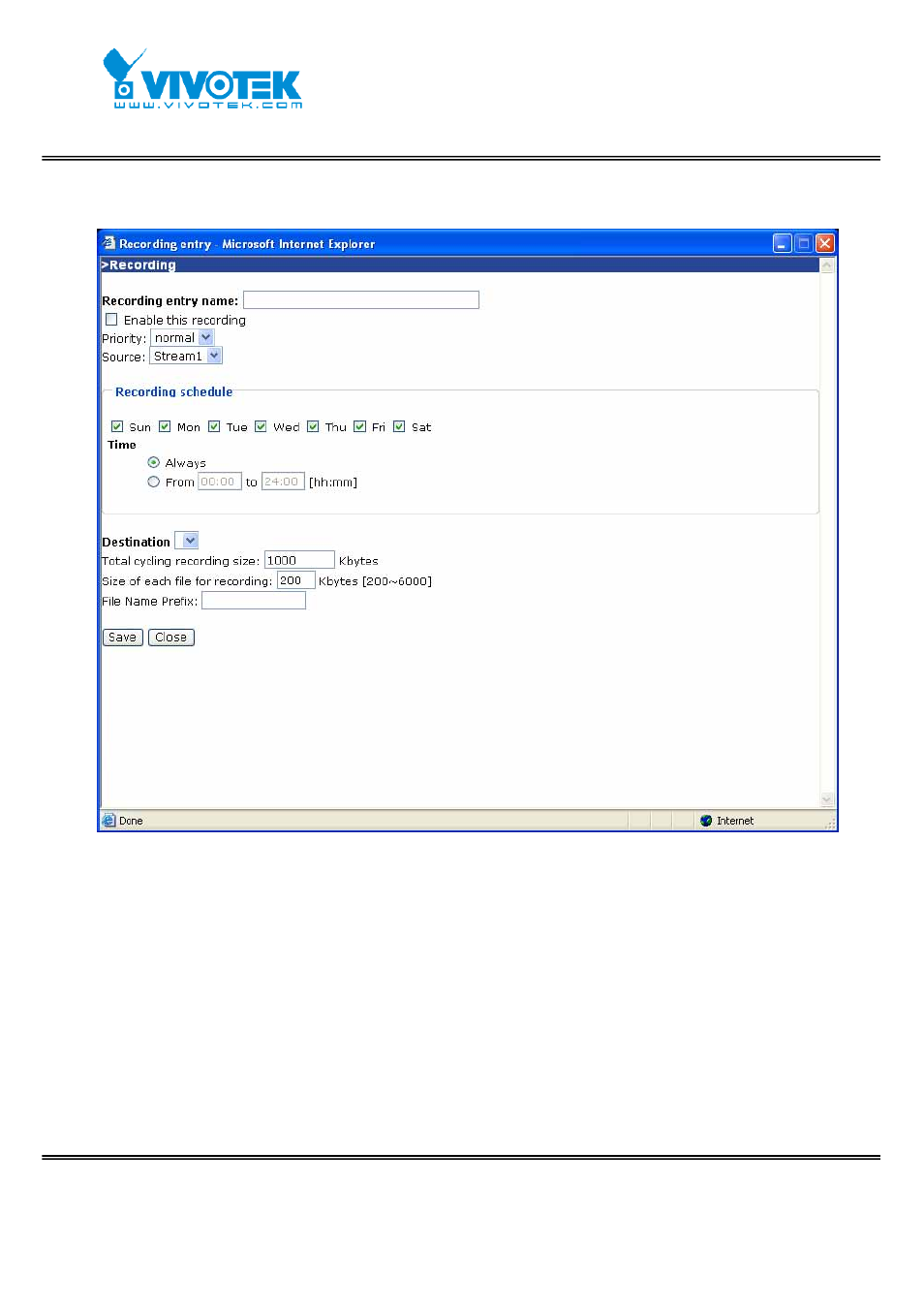 System log | Vivotek IP7152 User Manual | Page 60 / 106