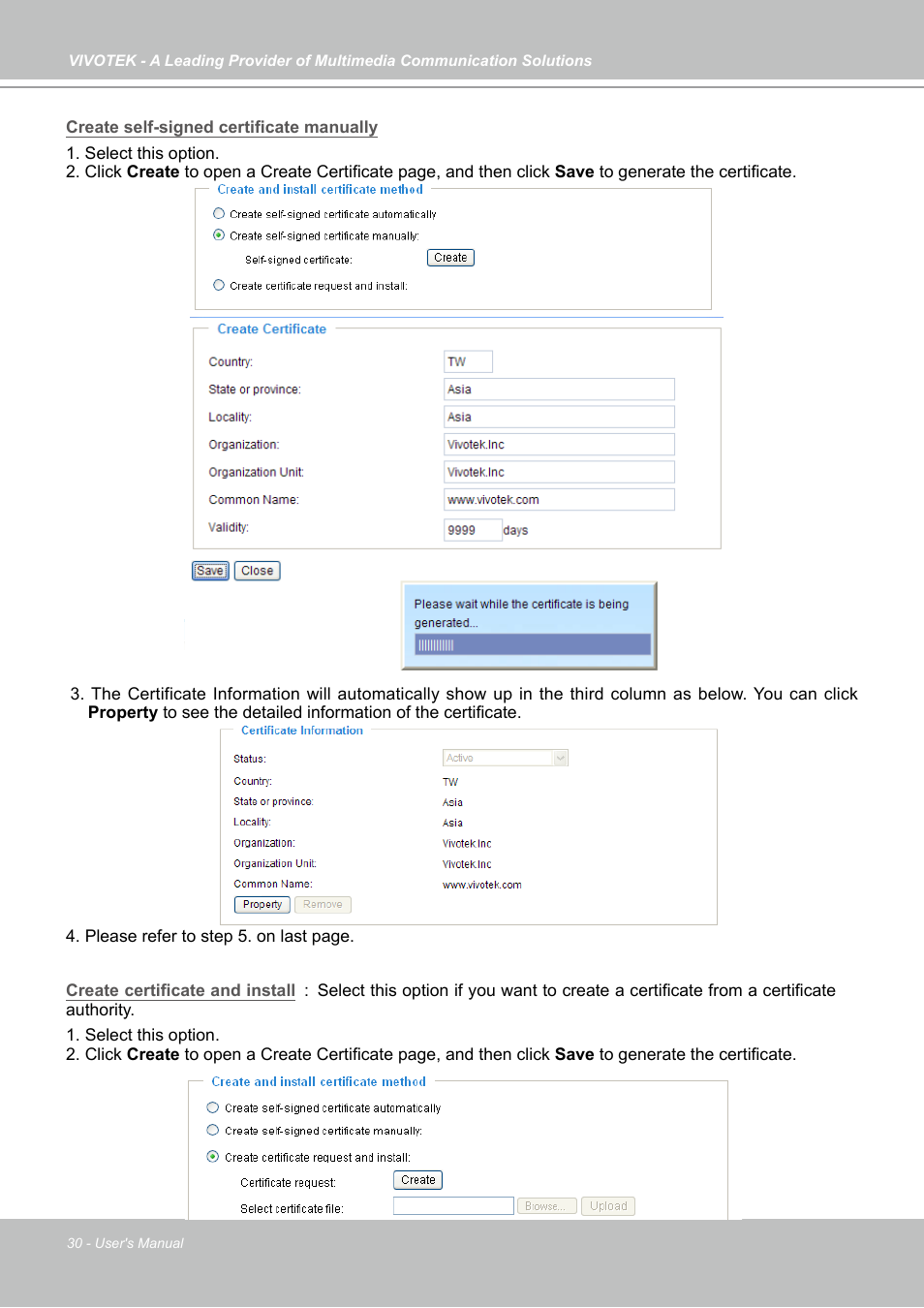 Vivotek PZ7131 User Manual | Page 30 / 130