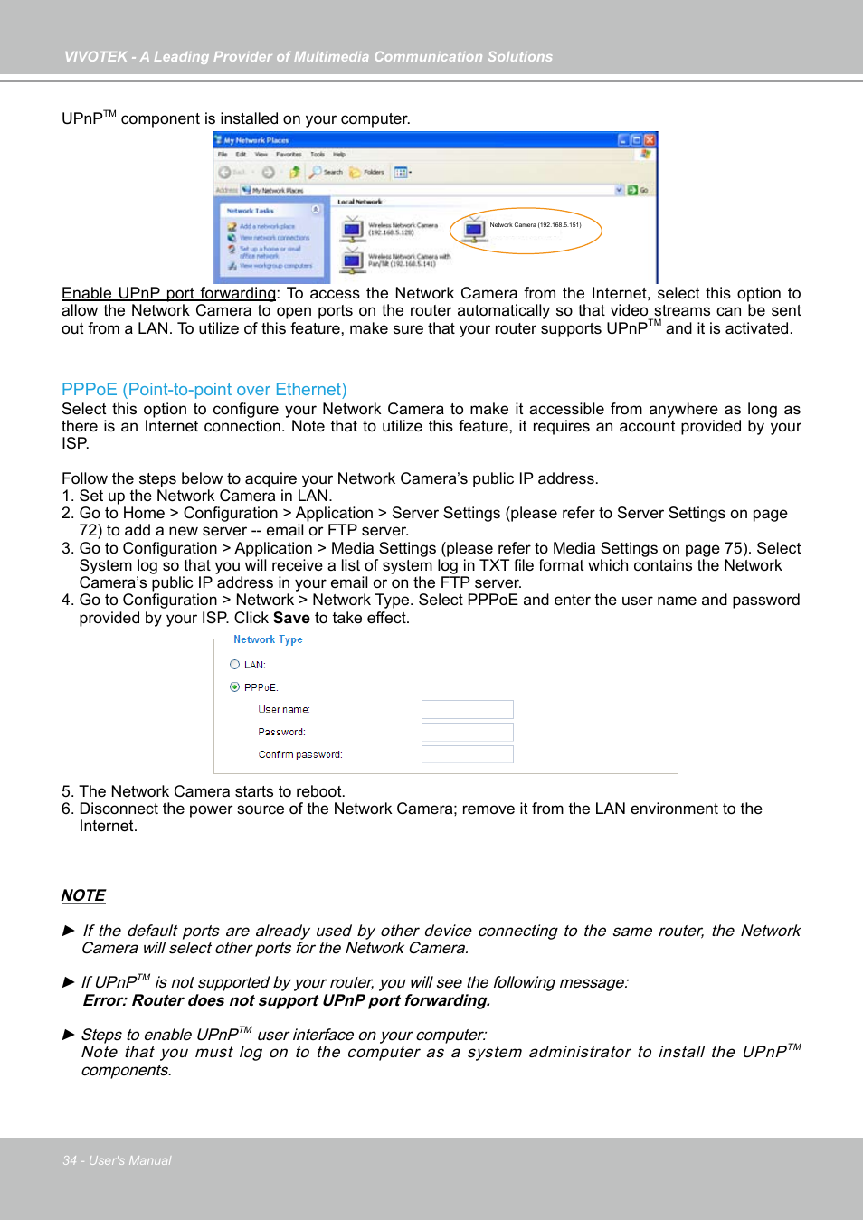 Vivotek PZ7131 User Manual | Page 34 / 130