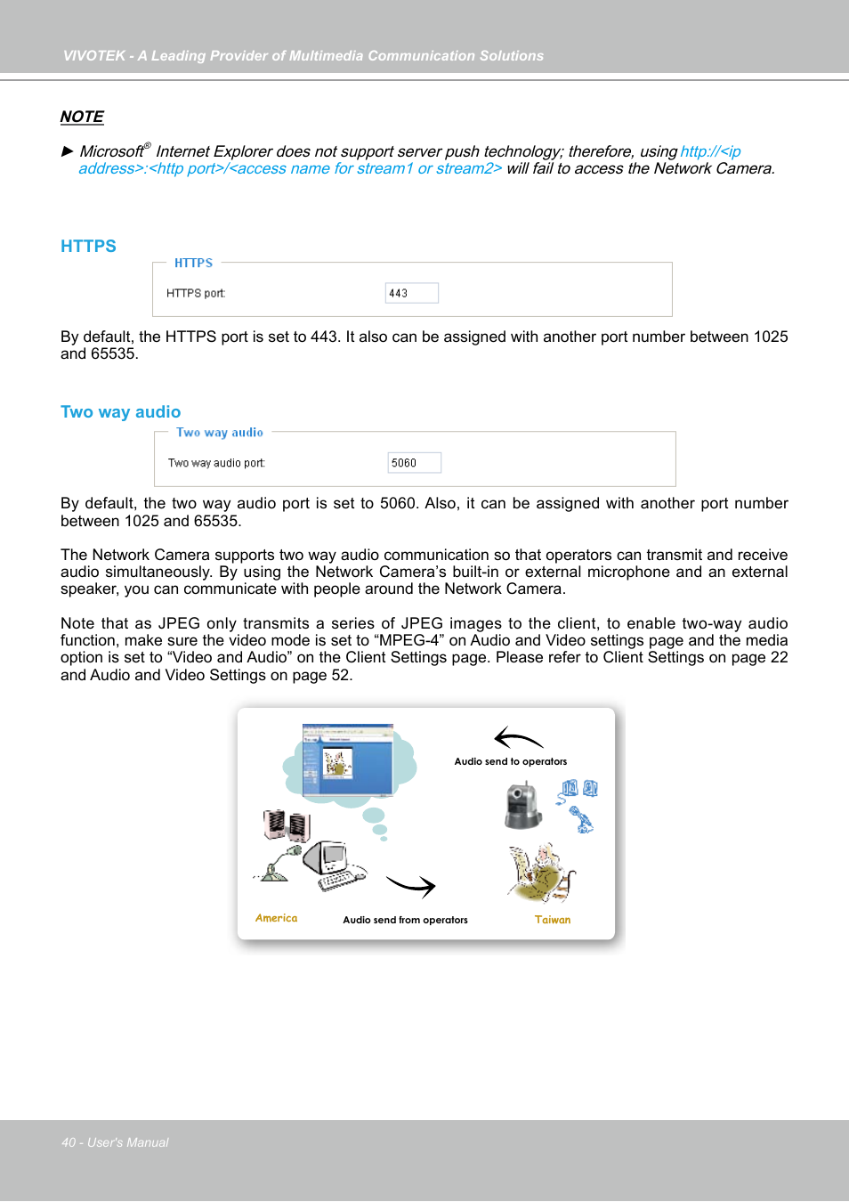 Vivotek PZ7131 User Manual | Page 40 / 130