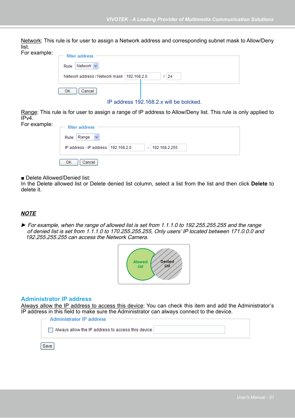 Vivotek PZ7131 User Manual | Page 51 / 130
