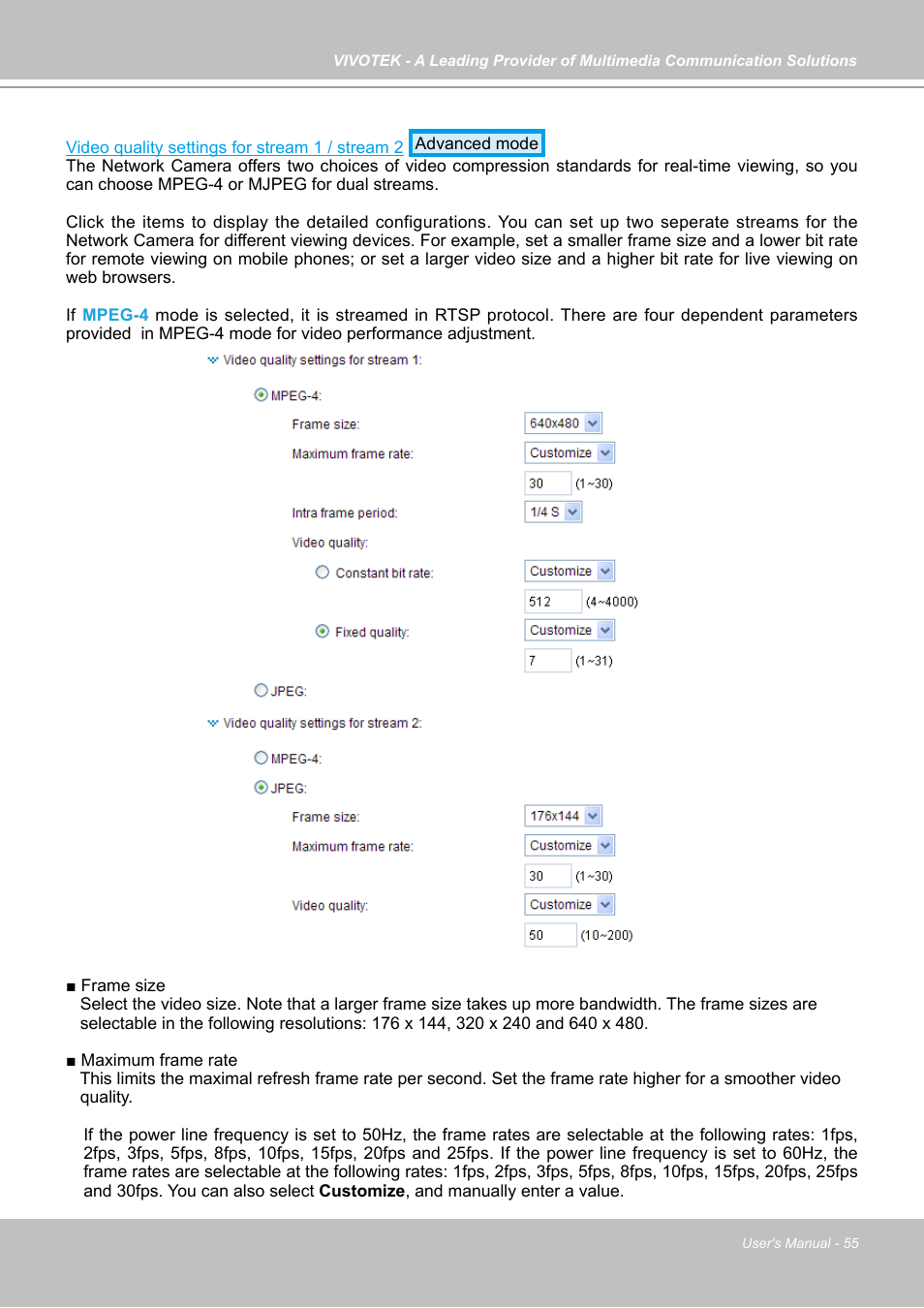 Vivotek PZ7131 User Manual | Page 55 / 130