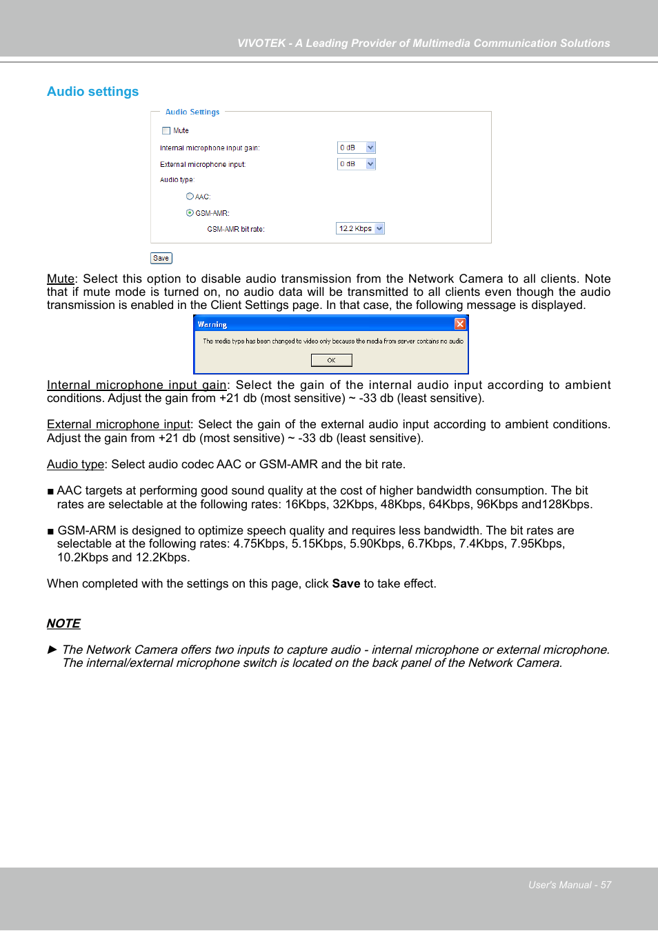 Vivotek PZ7131 User Manual | Page 57 / 130