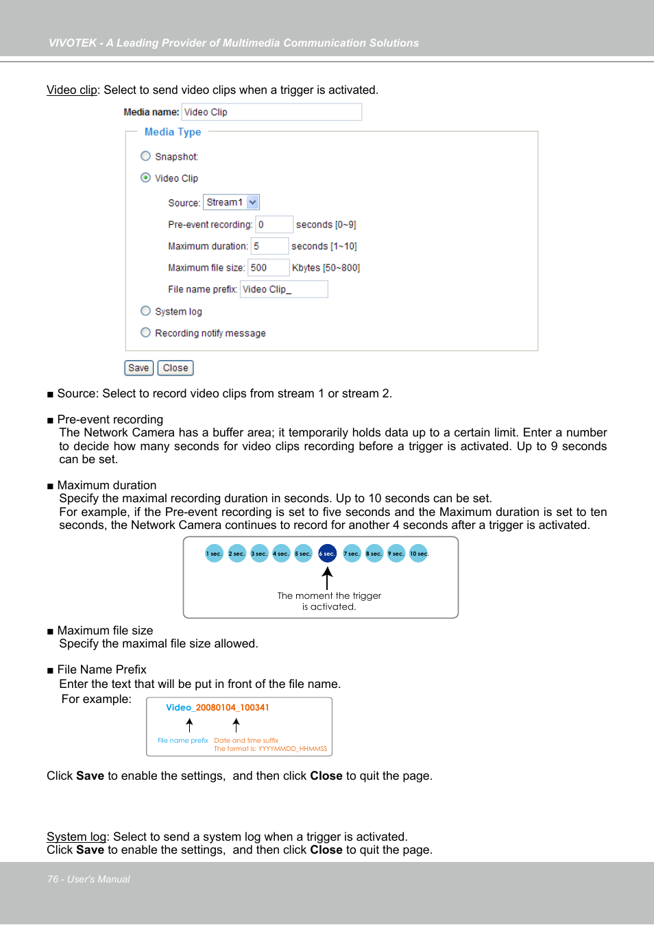 Vivotek PZ7131 User Manual | Page 76 / 130