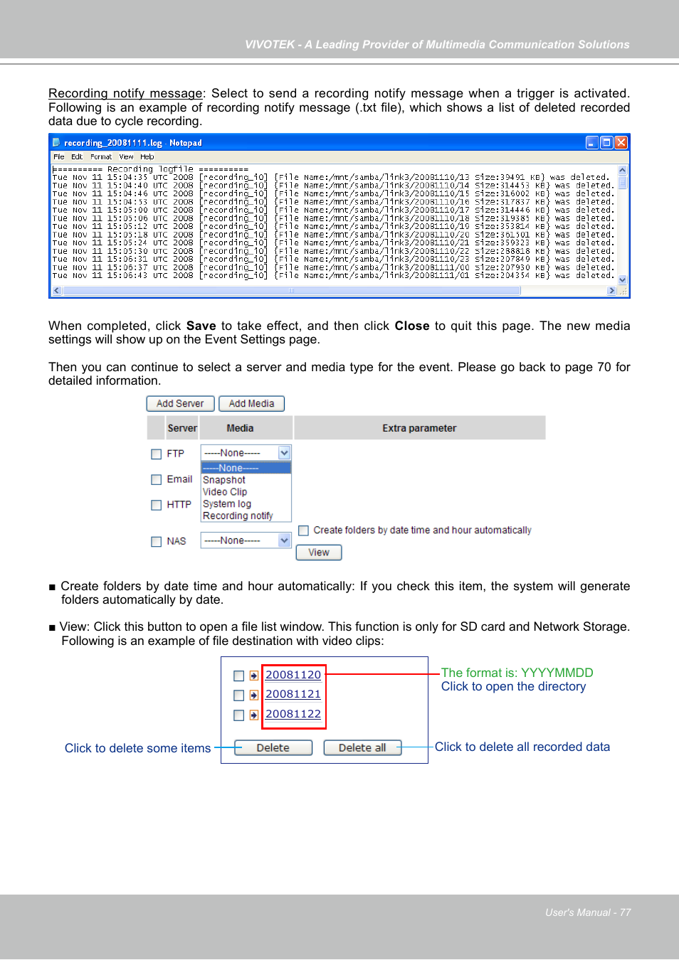Vivotek PZ7131 User Manual | Page 77 / 130