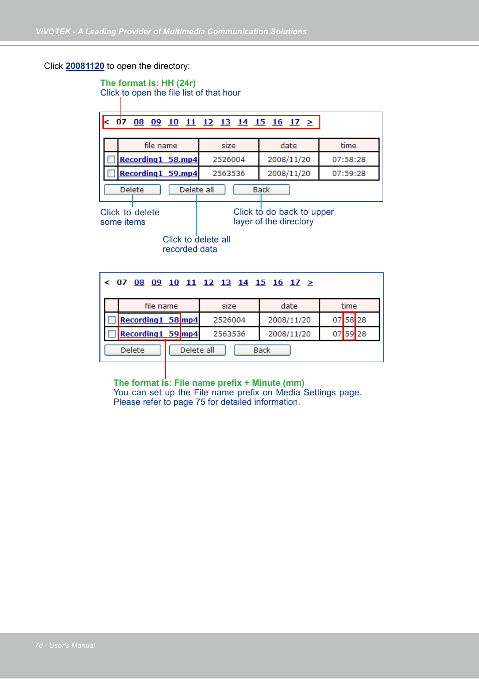 Vivotek PZ7131 User Manual | Page 78 / 130