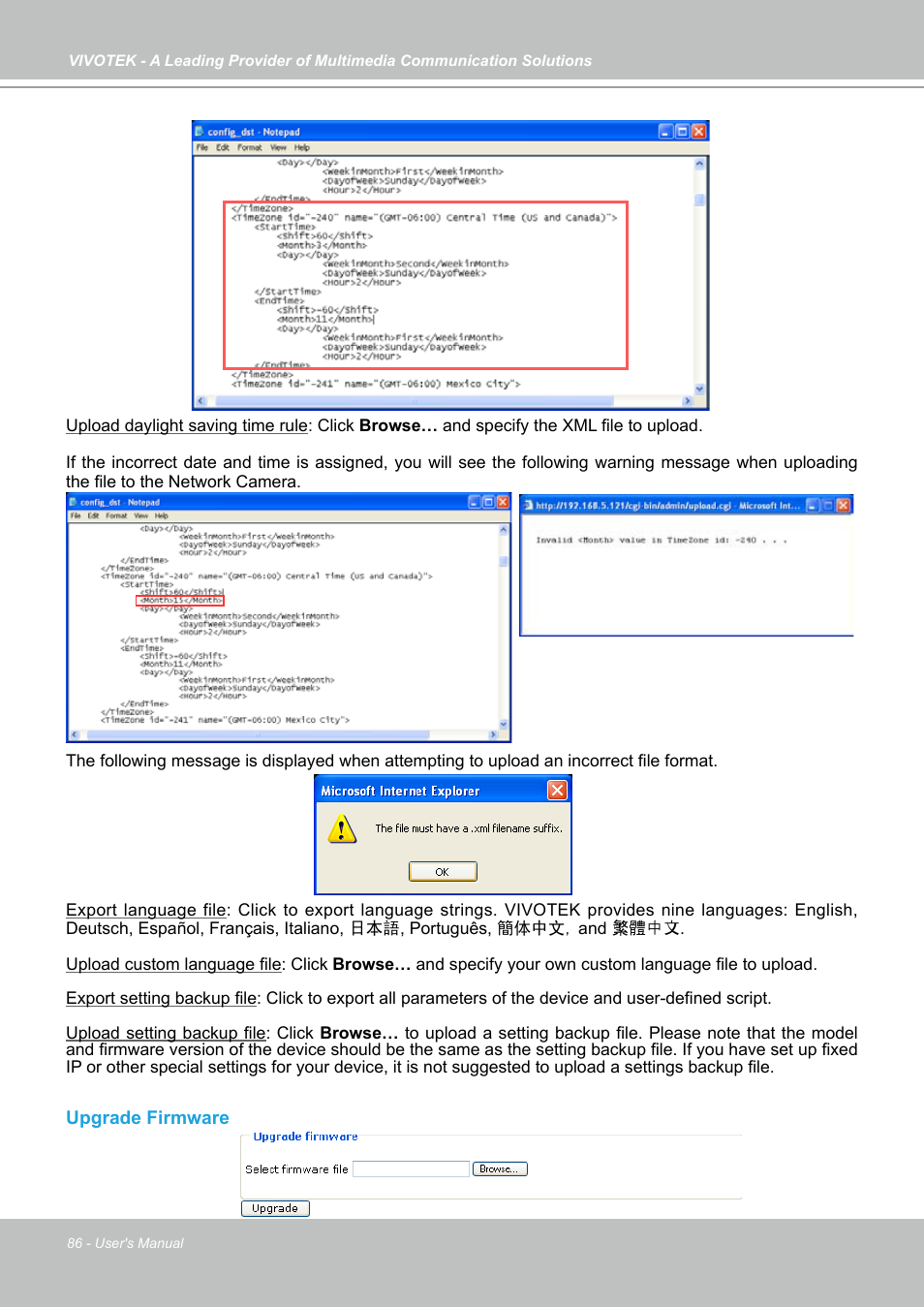 Vivotek PZ7131 User Manual | Page 86 / 130