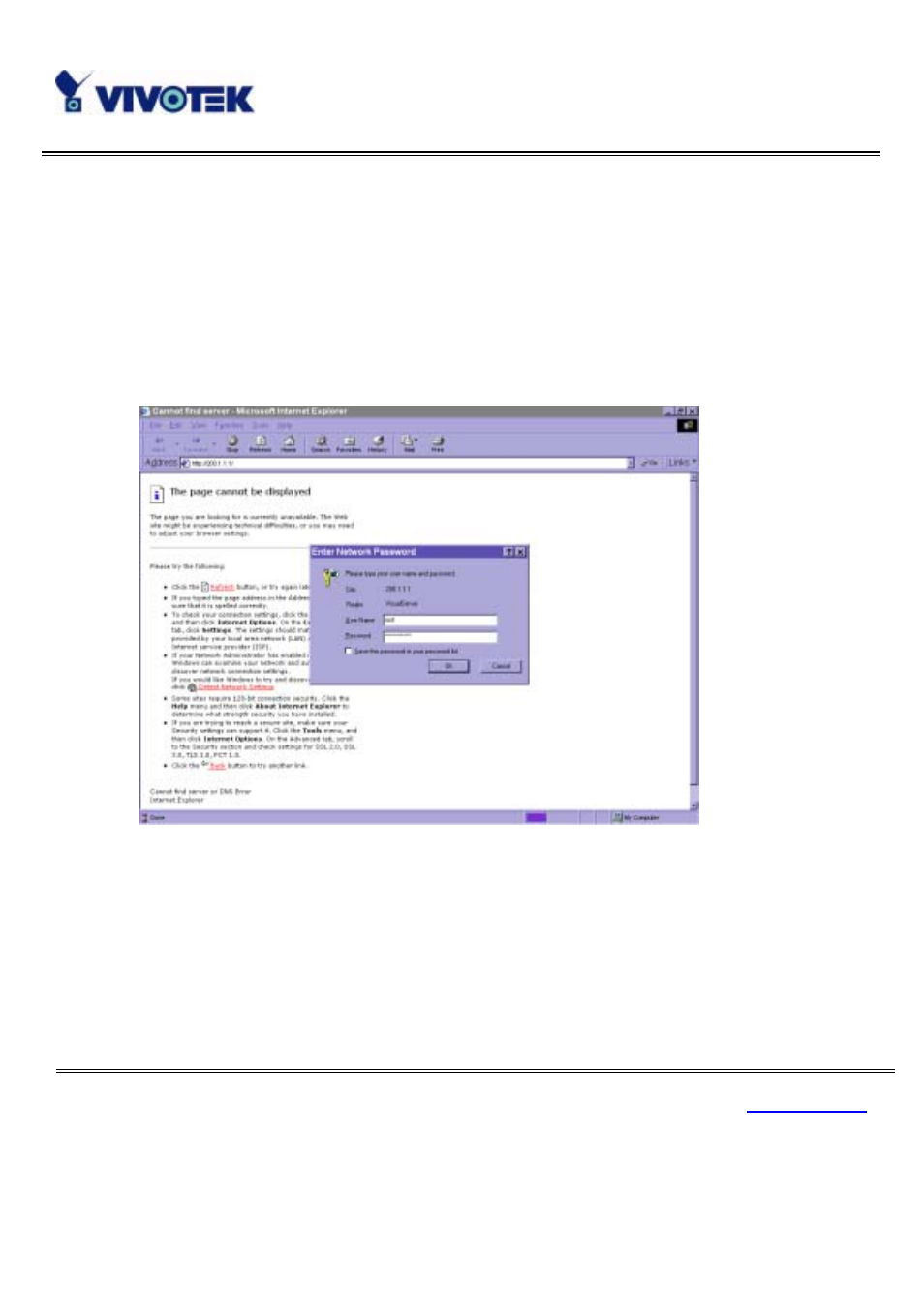 First access to network camera | Vivotek IP3111/3121 User Manual | Page 34 / 90