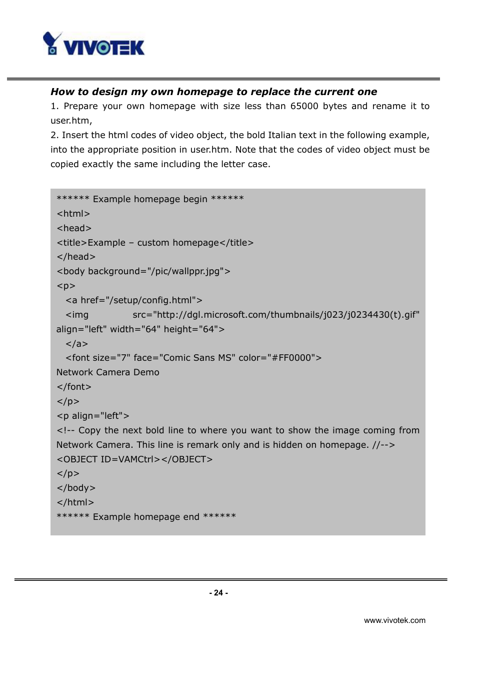 Vivotek IP3132 User Manual | Page 25 / 65