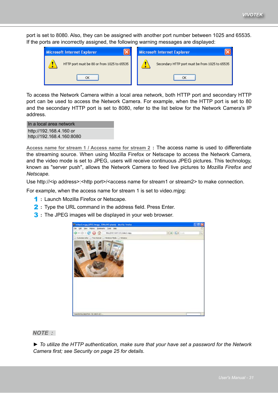 Vivotek IZ7151 User Manual | Page 31 / 110