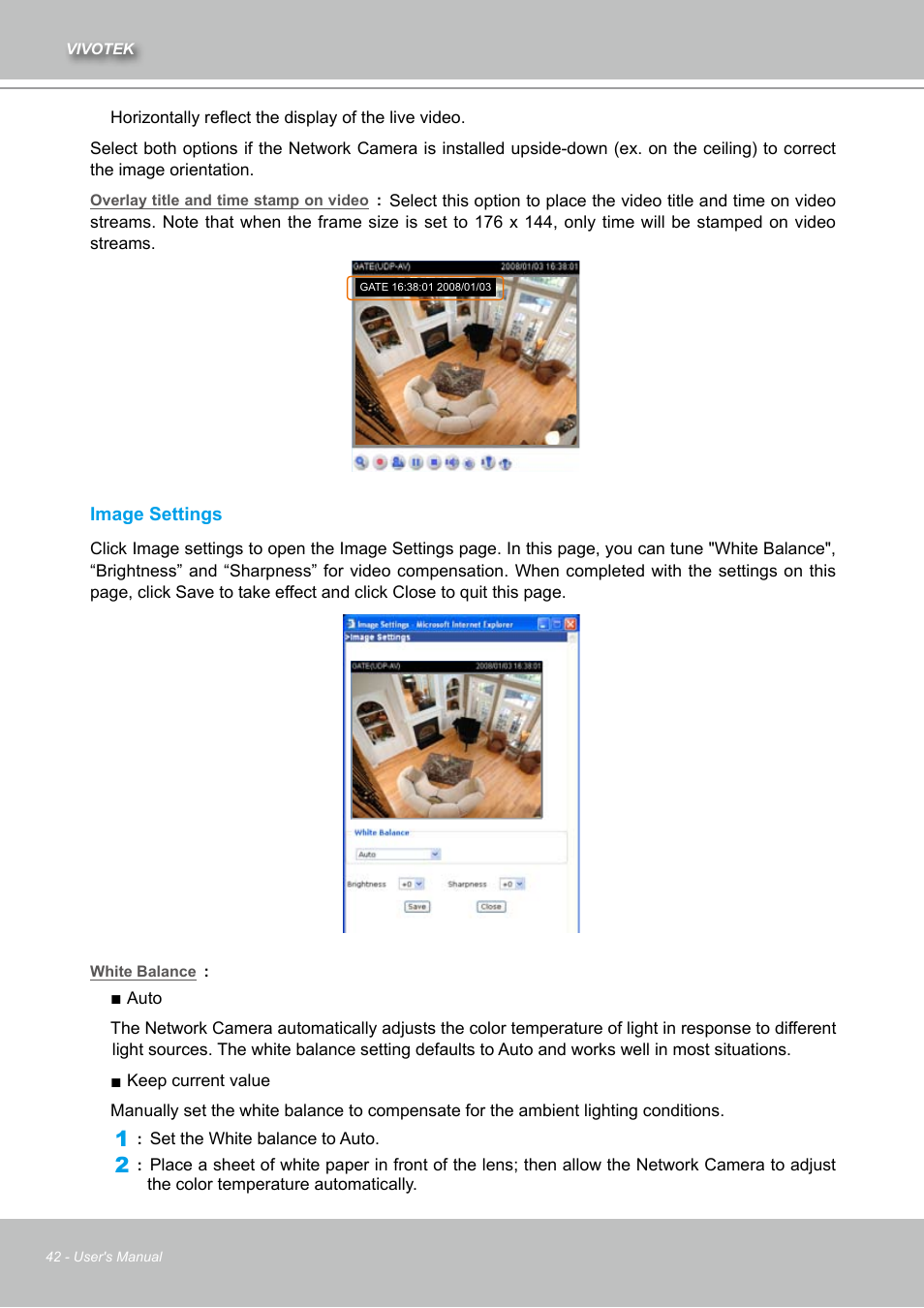 Vivotek IZ7151 User Manual | Page 42 / 110
