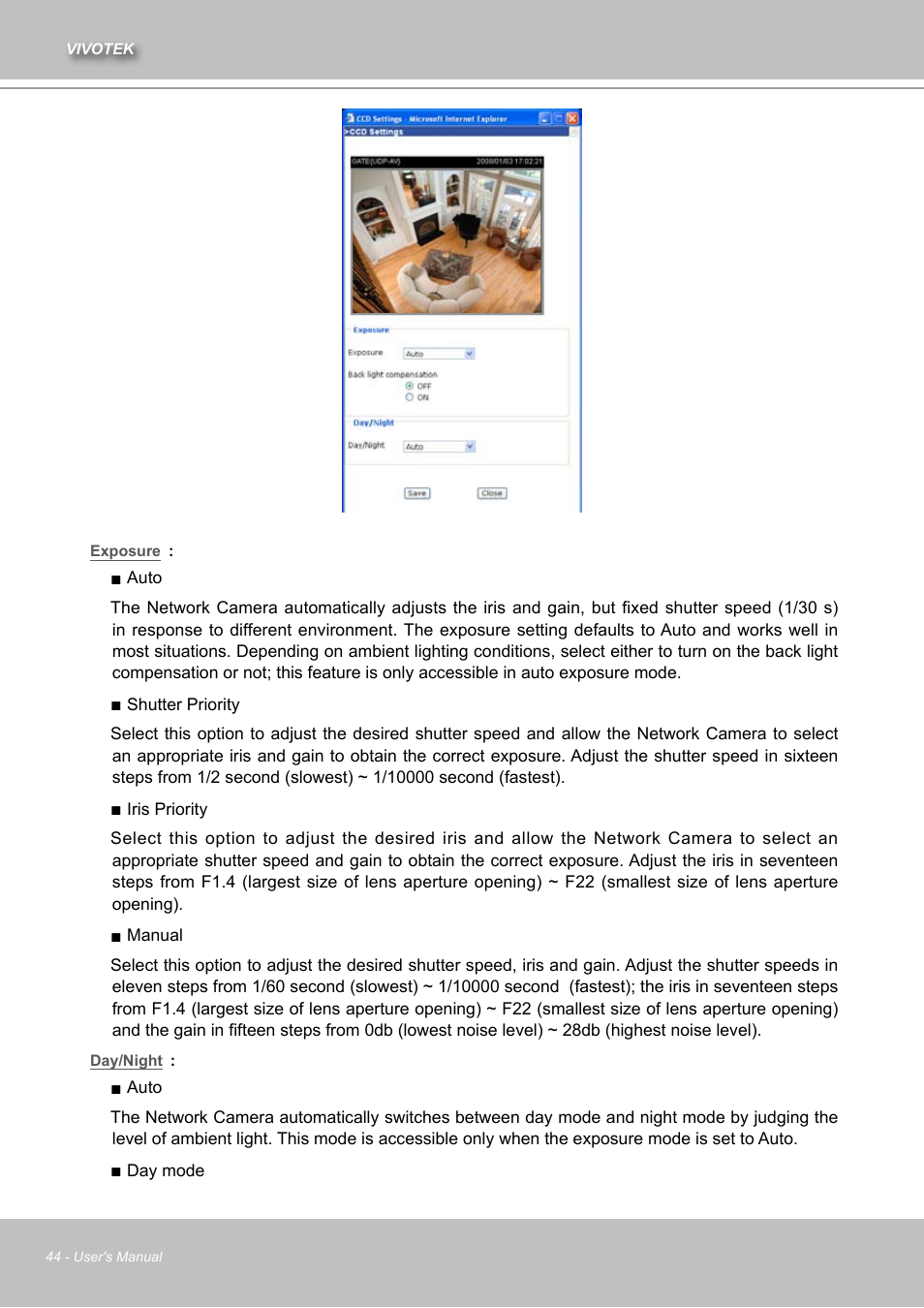 Vivotek IZ7151 User Manual | Page 44 / 110