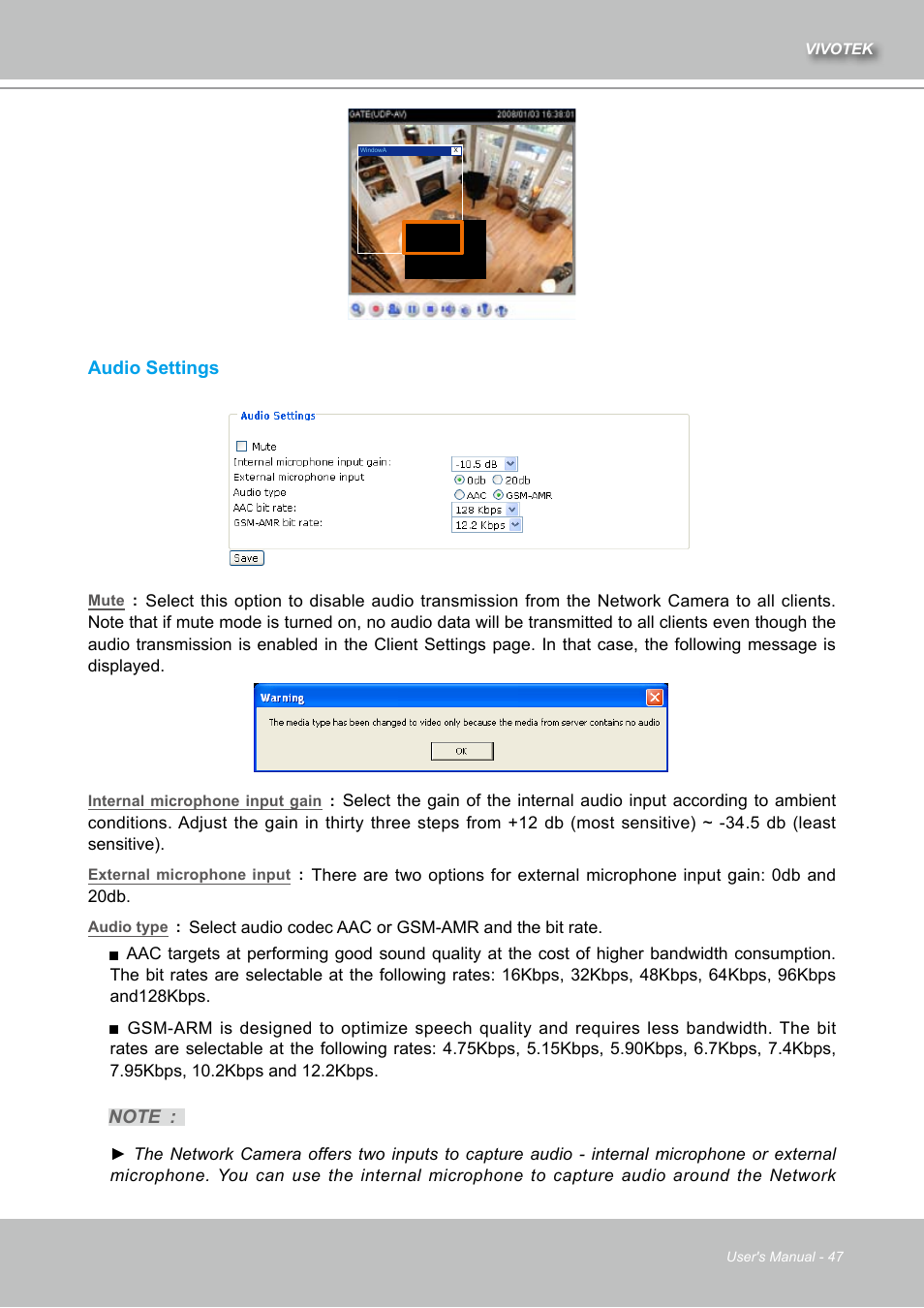 Vivotek IZ7151 User Manual | Page 47 / 110