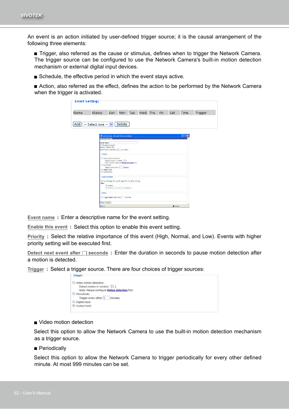Vivotek IZ7151 User Manual | Page 62 / 110