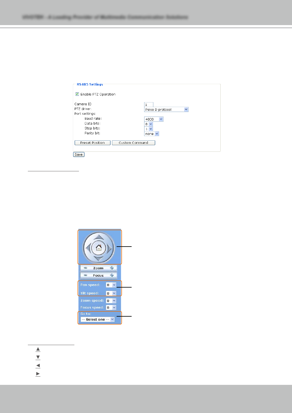 Camera control | Vivotek NETWORK CAMERA IZ7151 User Manual | Page 52 / 103