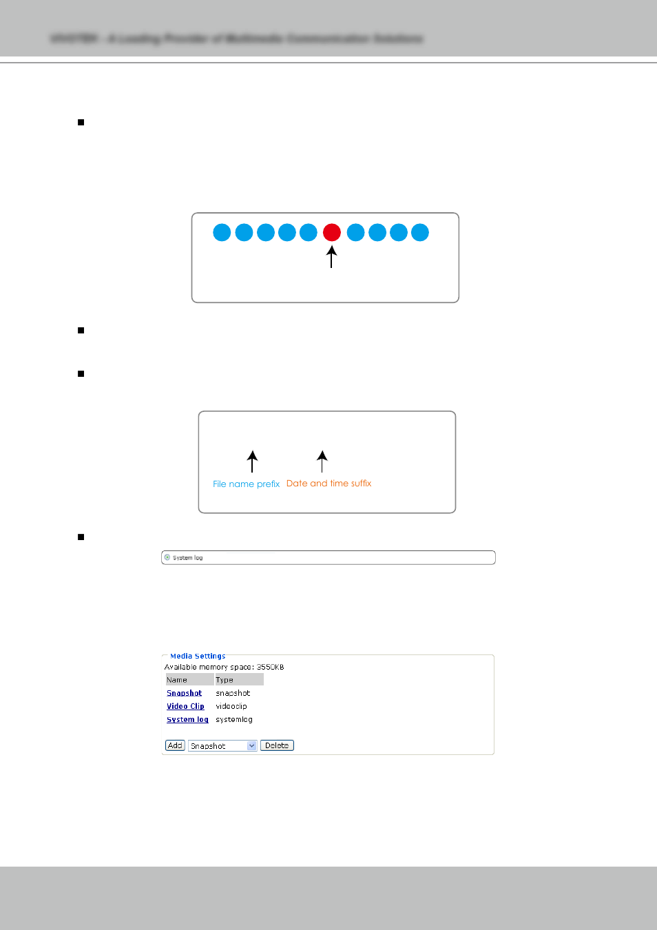 Server settings | Vivotek NETWORK CAMERA IZ7151 User Manual | Page 58 / 103