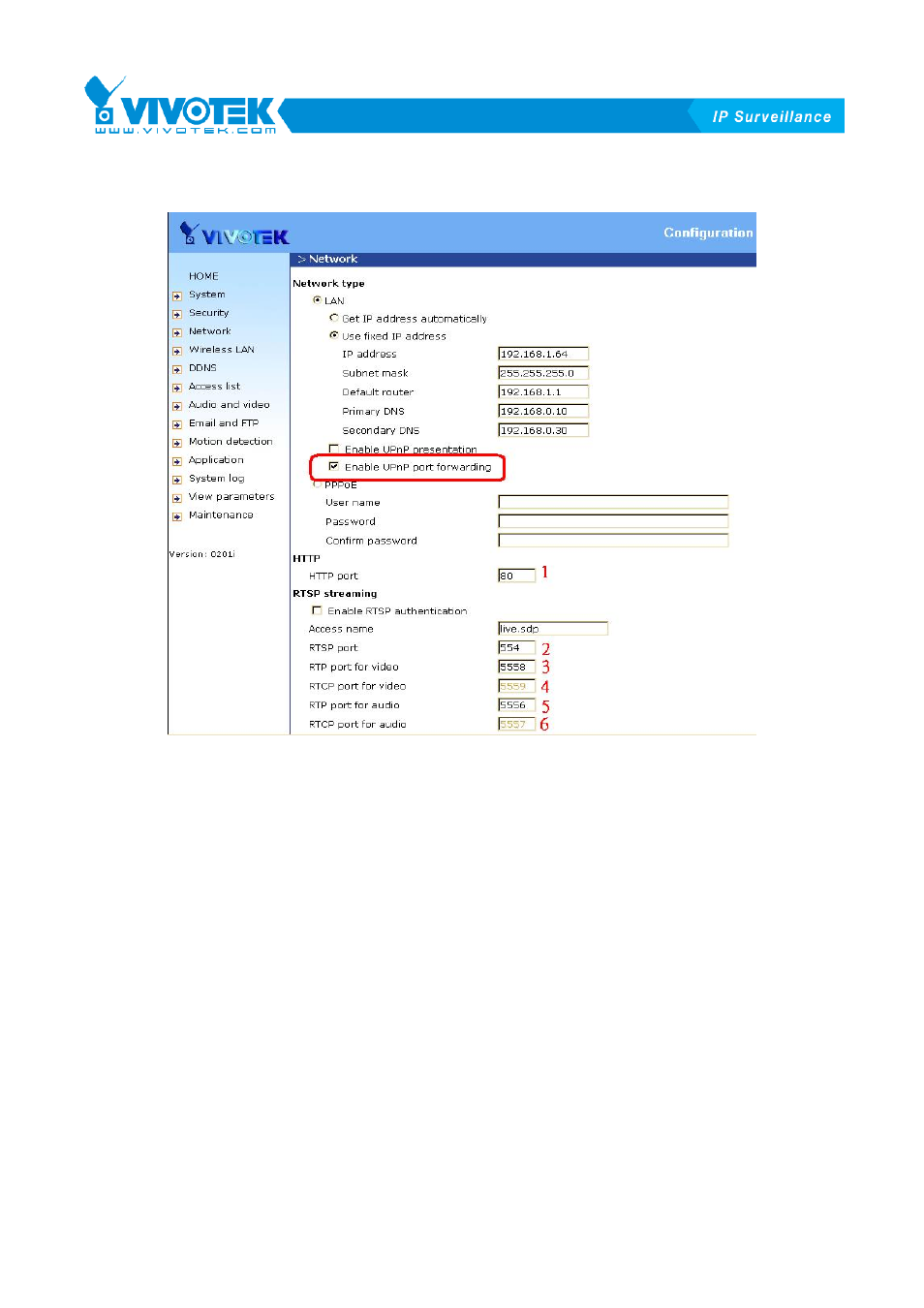 Vivotek 3GPP User Manual | Page 7 / 15