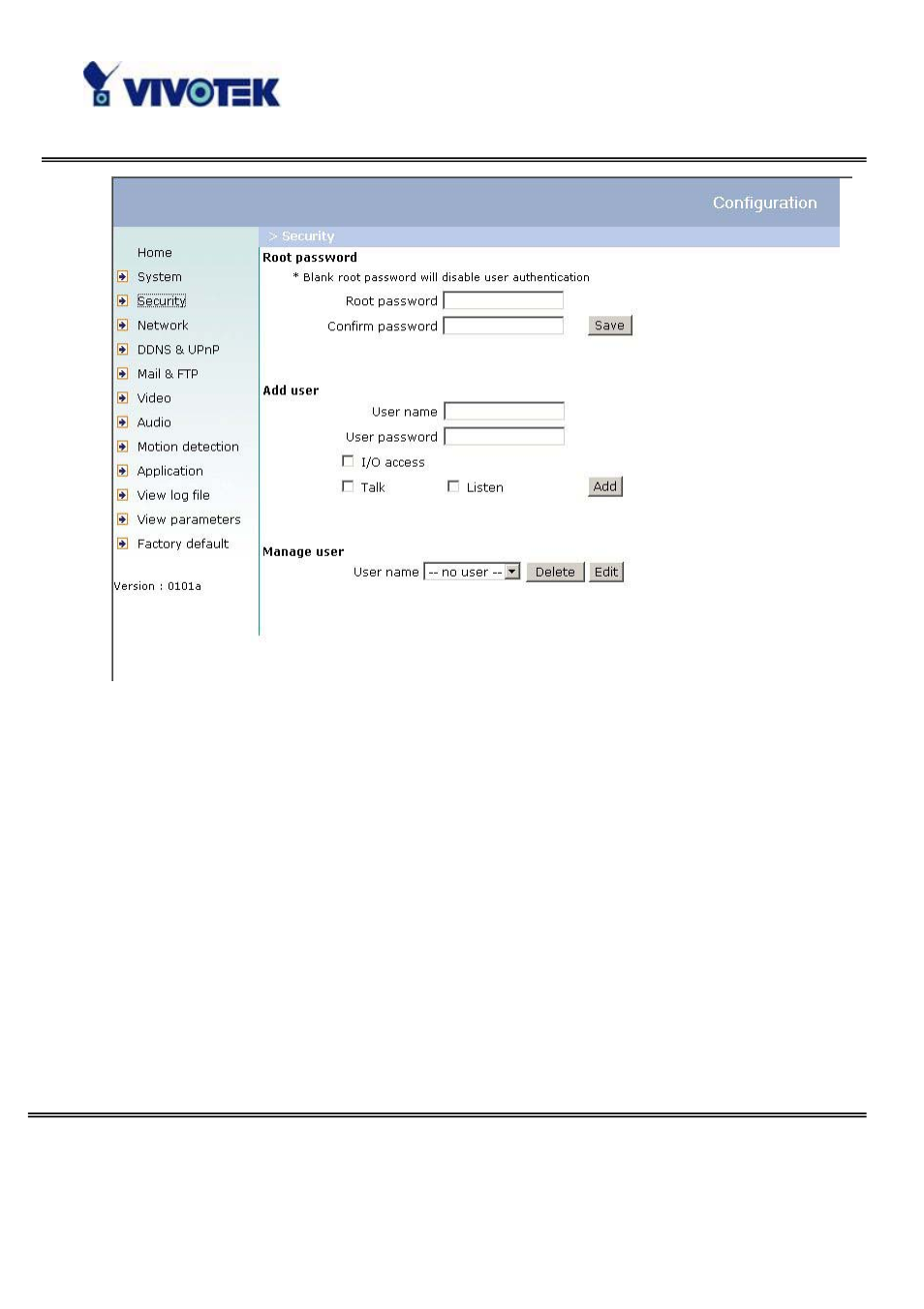 Vivotek v User Manual | Page 36 / 91