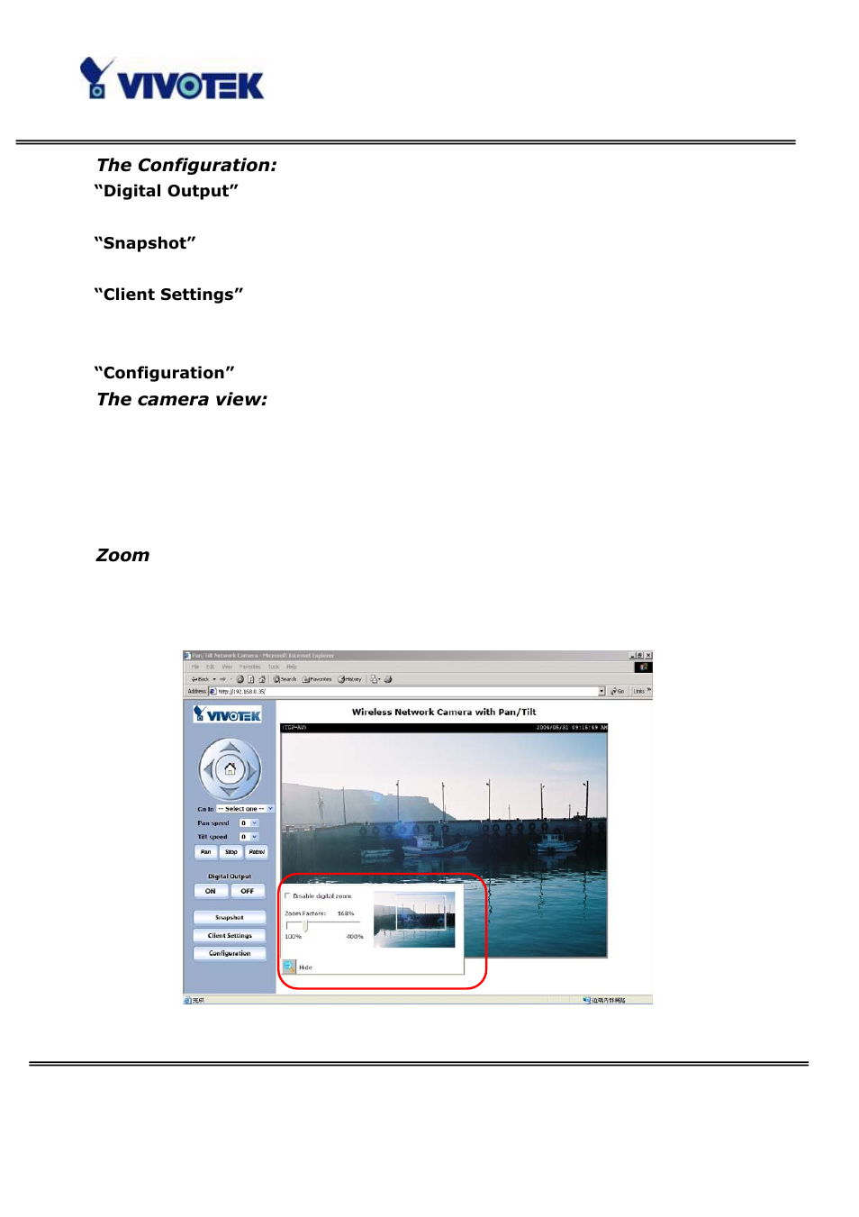 Vivotek PT3122 User Manual | Page 16 / 64