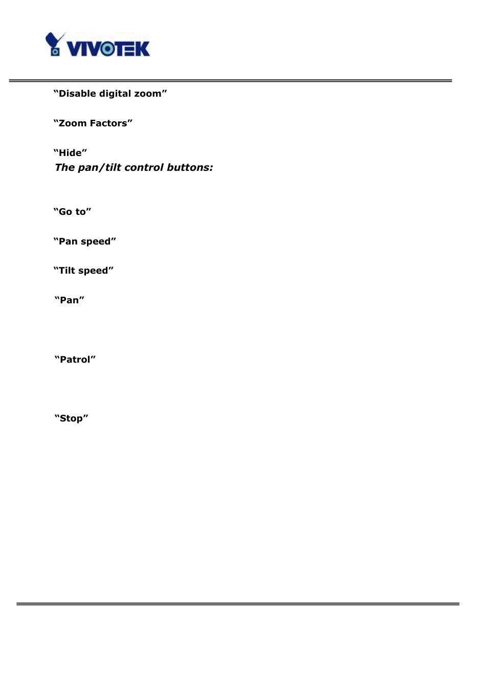 Vivotek PT3122 User Manual | Page 17 / 64