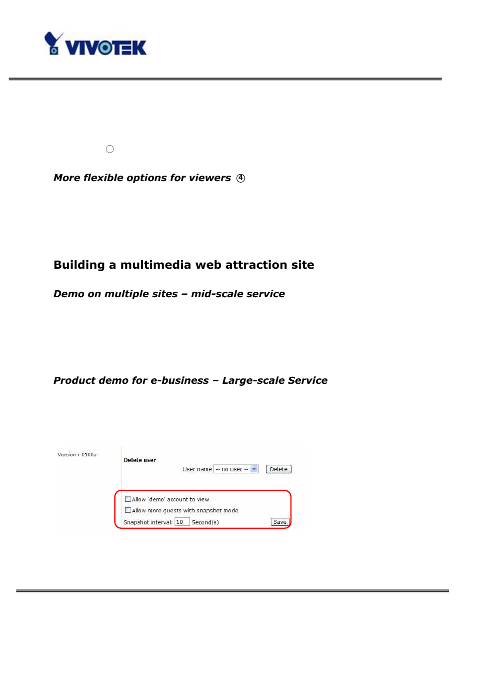 Building a multimedia web attraction site | Vivotek PT3122 User Manual | Page 23 / 64