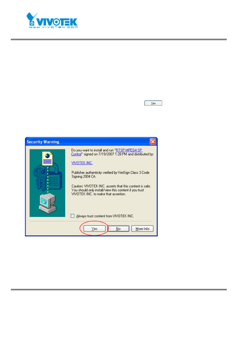 Installing plug-in | Vivotek FD7131 User Manual | Page 12 / 104