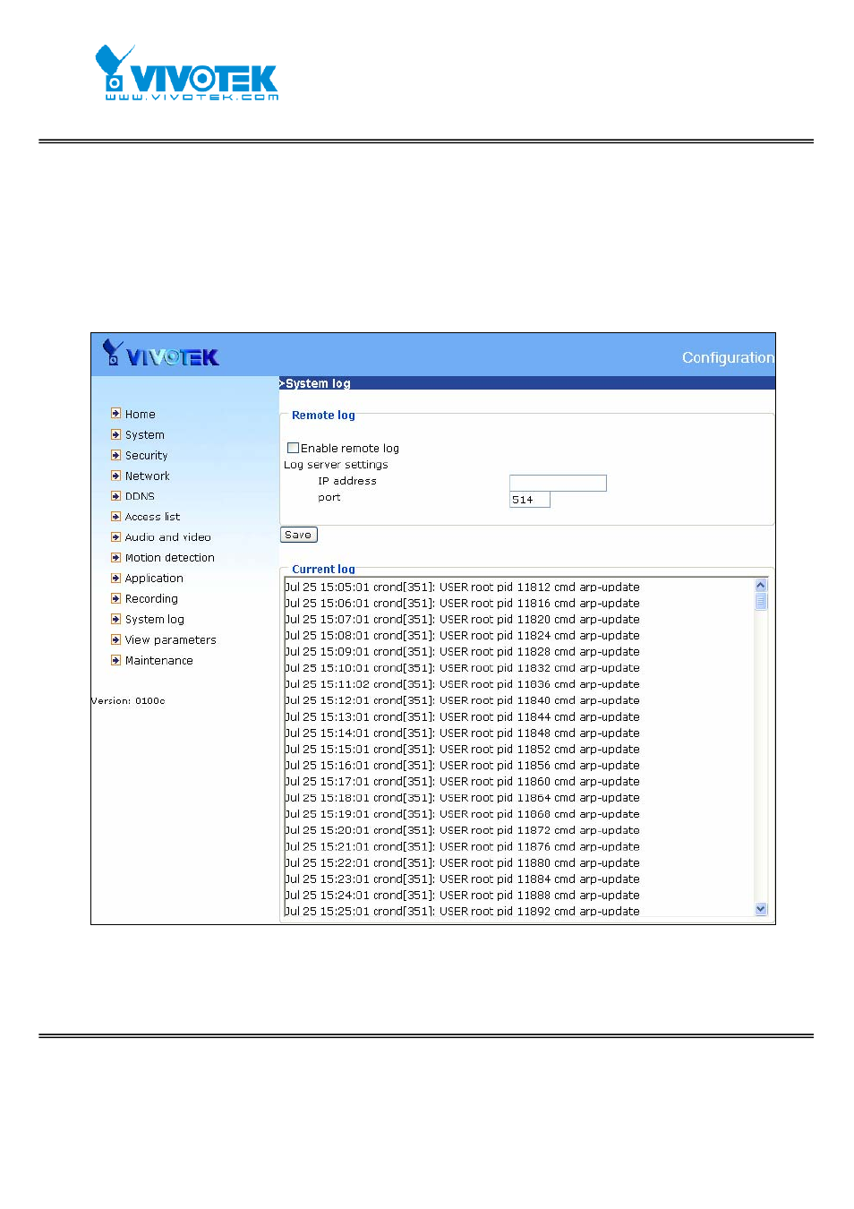 Vivotek FD7131 User Manual | Page 58 / 104