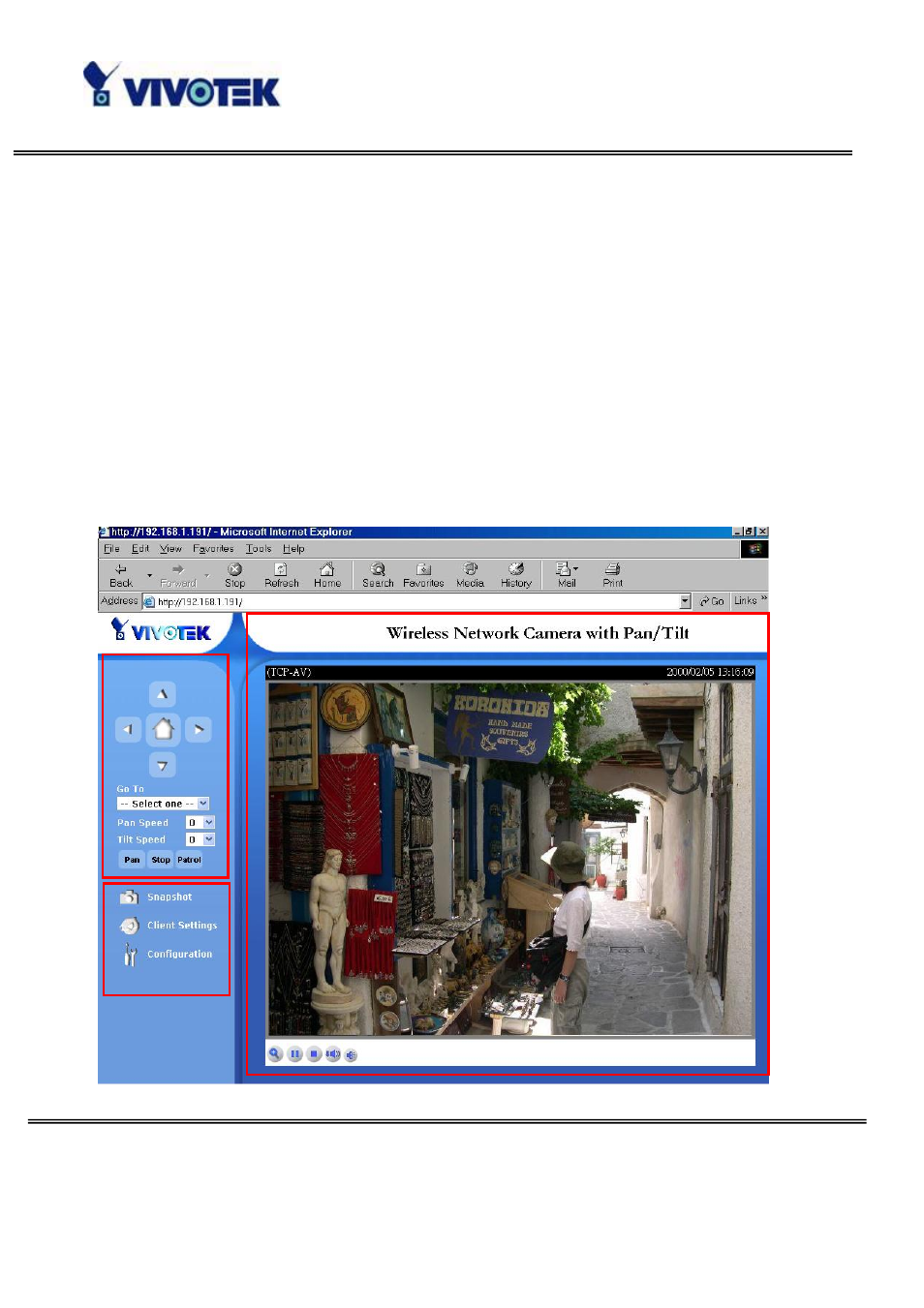 Primary user’s capability, Main screen with camera view | Vivotek WIRELESS PAN/TILT PT7137 User Manual | Page 17 / 79
