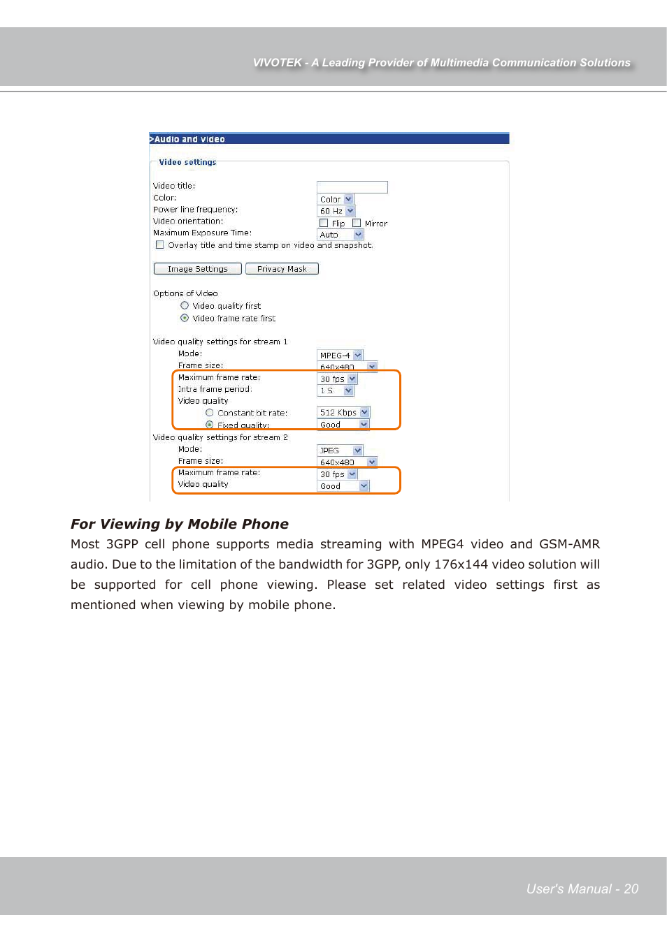 Vivotek IP7138 User Manual | Page 21 / 105