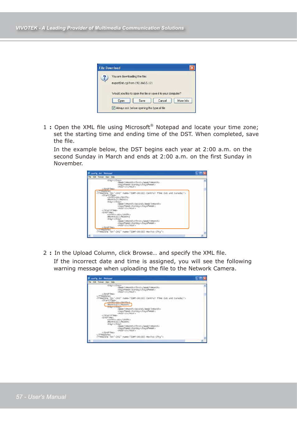 Vivotek IP7138 User Manual | Page 58 / 105