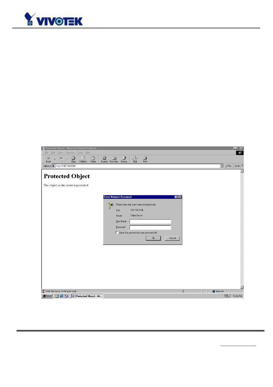 Authentication | Vivotek VS3102 User Manual | Page 31 / 83