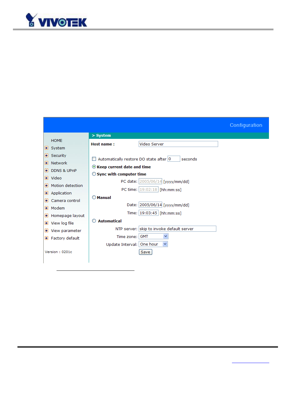 System configuration | Vivotek VS3102 User Manual | Page 37 / 83