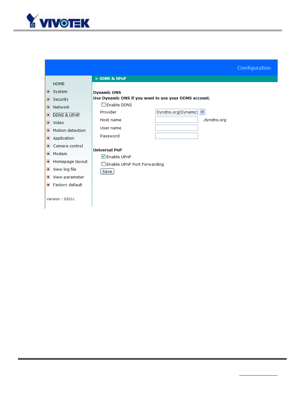 Upnp and ddns settings | Vivotek VS3102 User Manual | Page 46 / 83