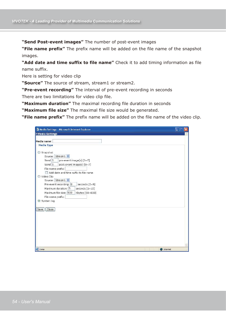 Vivotek IP7139 User Manual | Page 55 / 109