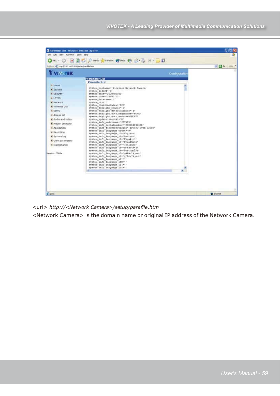 Vivotek IP7139 User Manual | Page 60 / 109