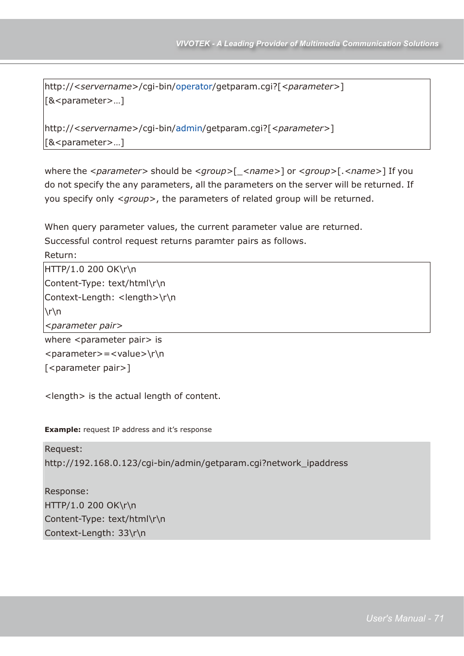 Vivotek IP7139 User Manual | Page 72 / 109