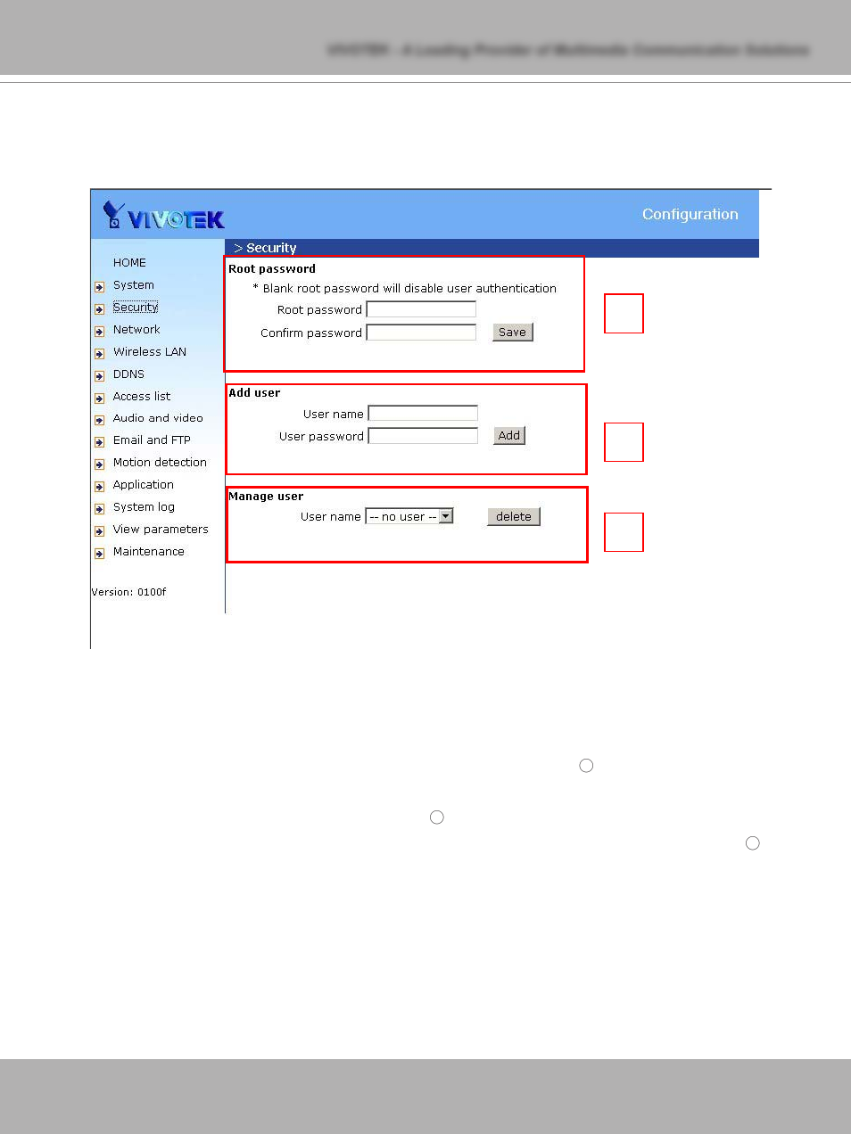 Opening accounts for new users | Vivotek IP7137 User Manual | Page 21 / 72