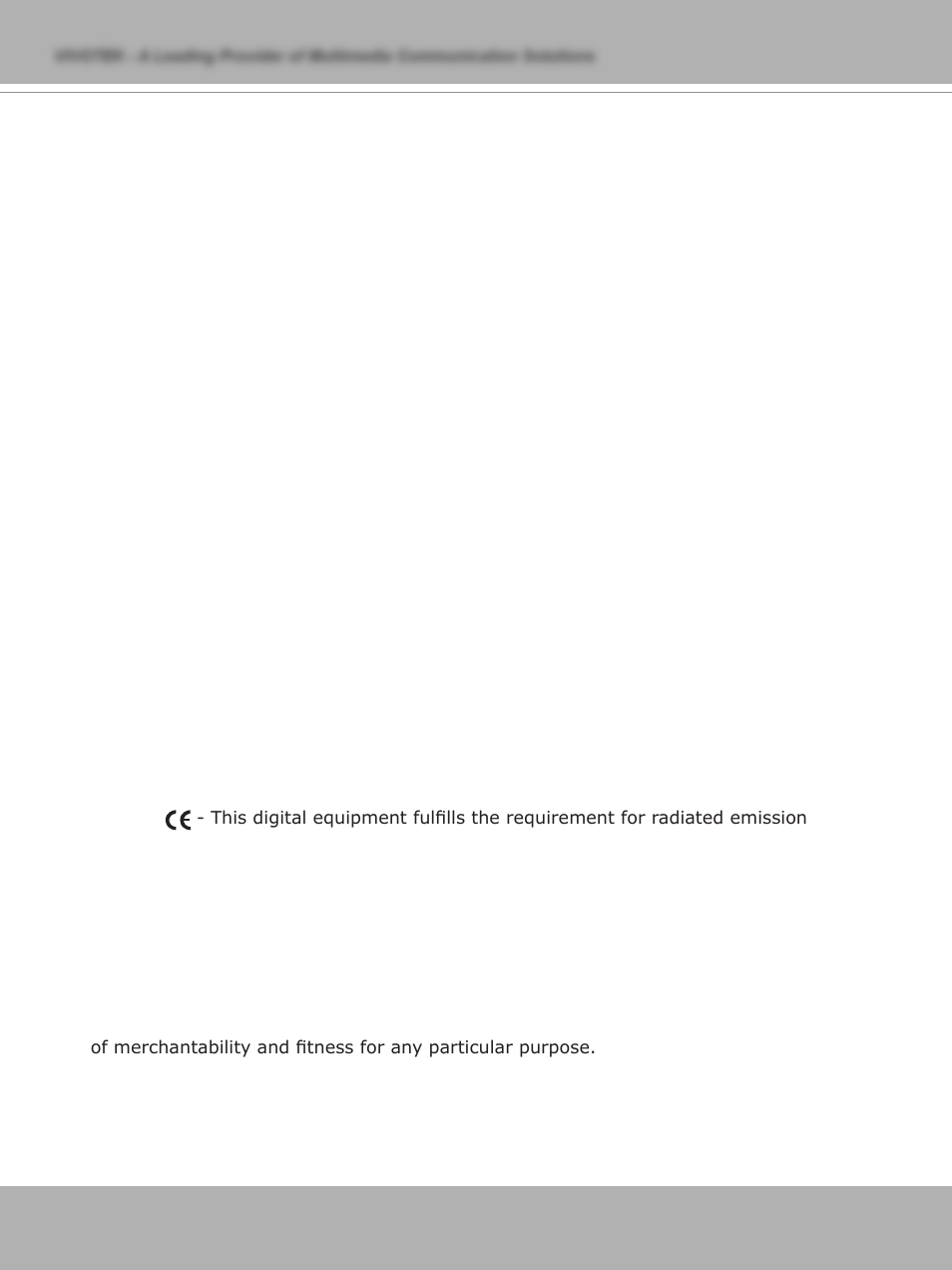 Electromagnetic compatibility (emc) | Vivotek IP7137 User Manual | Page 72 / 72