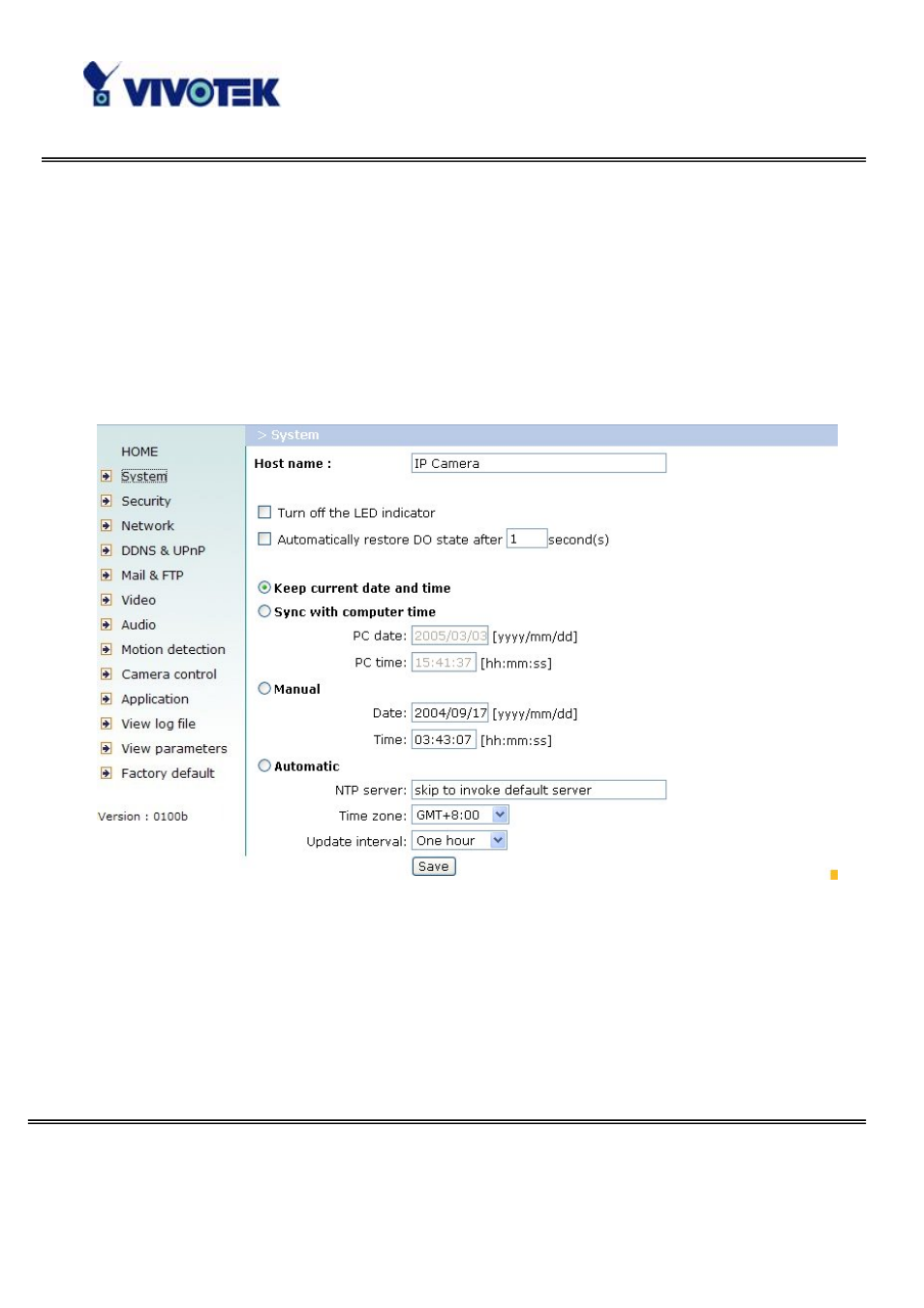 Definitions in configuration | Vivotek PZ6122 User Manual | Page 34 / 93